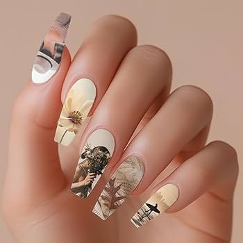 floral nail art